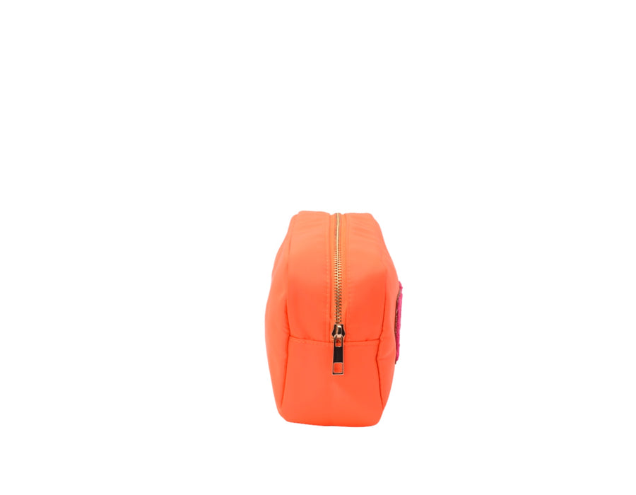 Neon Orange Medium Pouch 