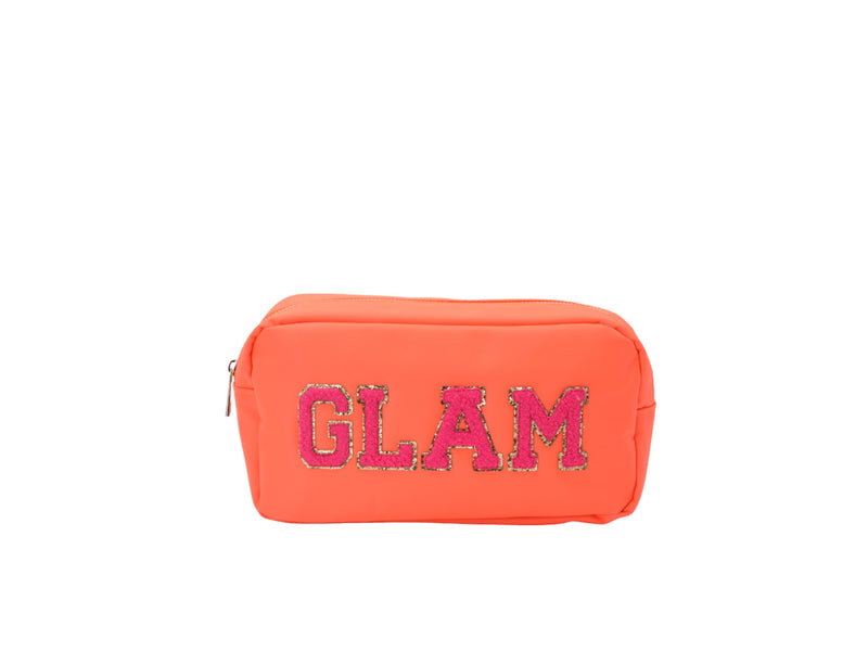 Neon Orange Medium Pouch - 