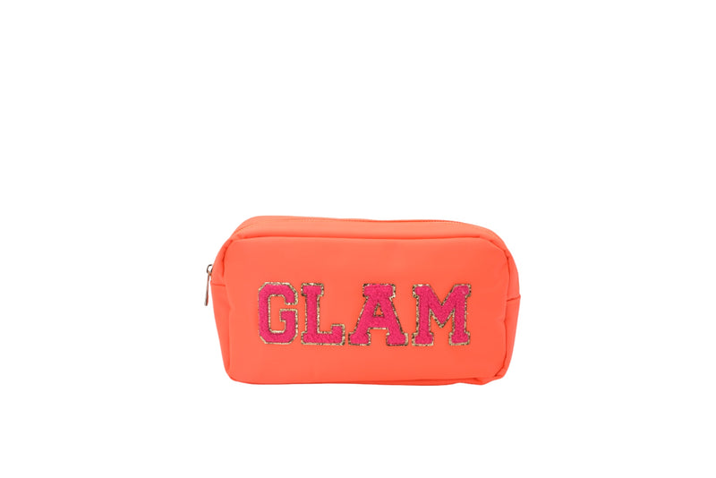 Neon Orange Medium Pouch - 