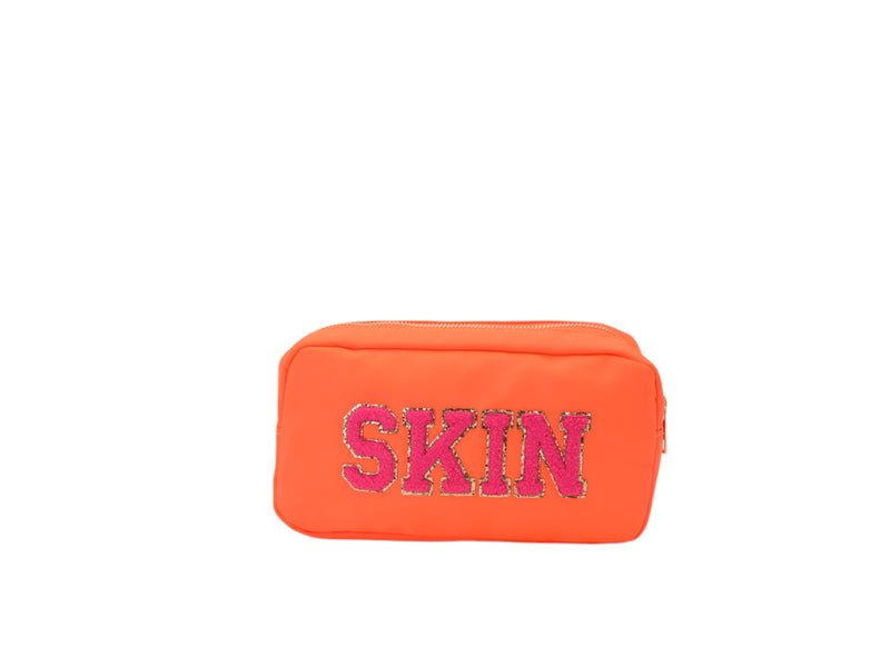 Neon Orange Small Pouch - 