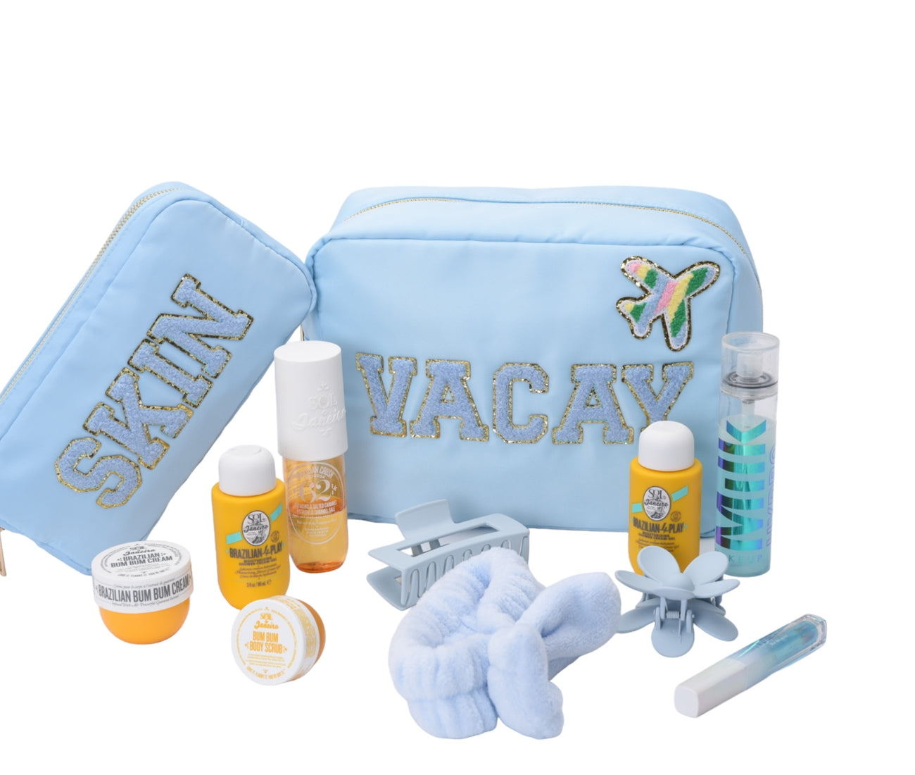 Baby Blue “Vacay & Glow” Duo