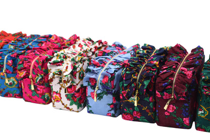 Luxury Ruffle UAE Heritage Pouch – Medium