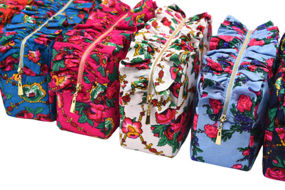 Luxury Ruffle UAE Heritage Pouch – Medium