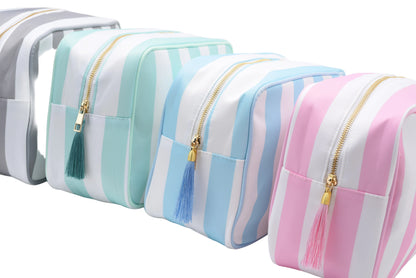 Personalised Stripe Large Pouch