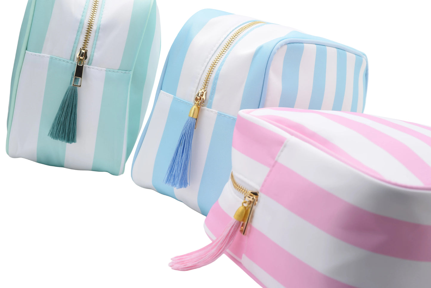 Personalised Stripe Large Pouch