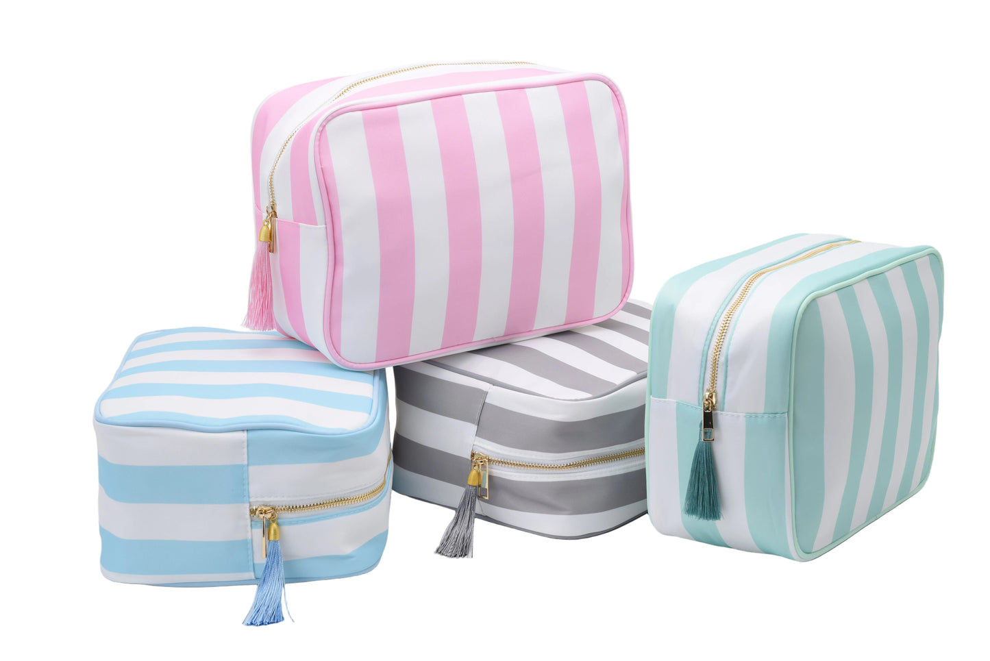 Personalised Stripe Large Pouch