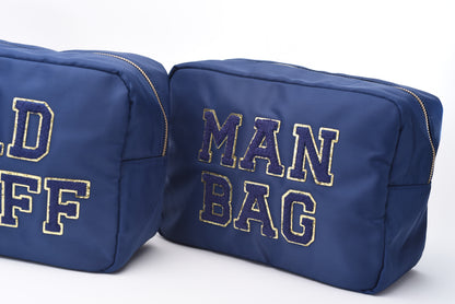 "Man Bag" Large Pouch, Navy