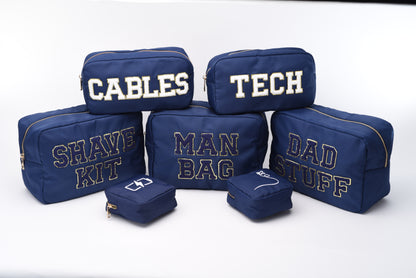 "Shave Kit" Large Pouch, Navy