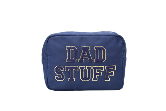 "Dad Stuff" Large Pouch, Navy