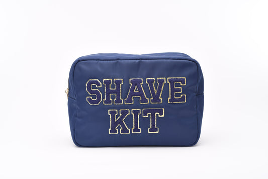 "Shave Kit" Large Pouch, Navy