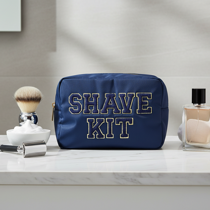 "Shave Kit" Large Pouch, Navy