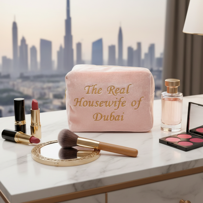 "The Real Housewives of Dubai" Large Velvet Pouch