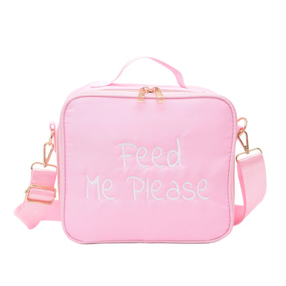"Feed Me Please" Insulated Lunch Bag