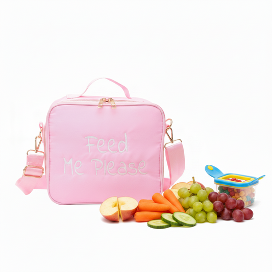 "Feed Me Please" Insulated Lunch Bag