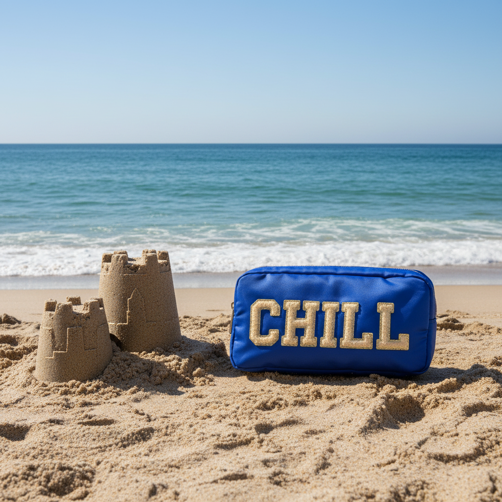 Chill, Small Royal Blue Pouch
