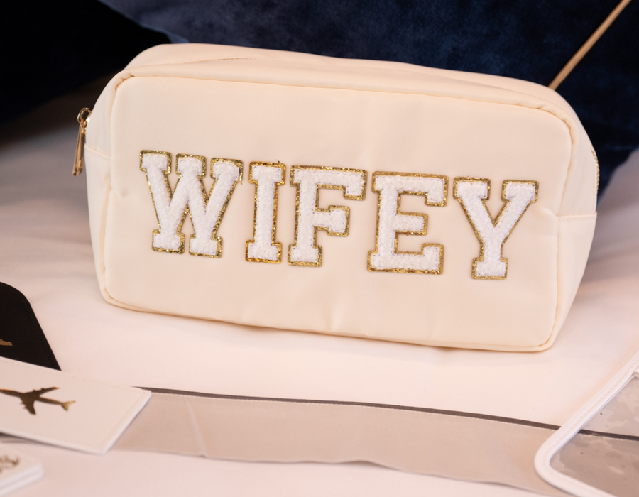 Medium Cream Pouch - 