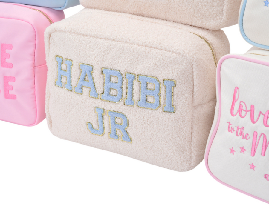 Cream,Baby Pink Teddy Large “HABIBI JR