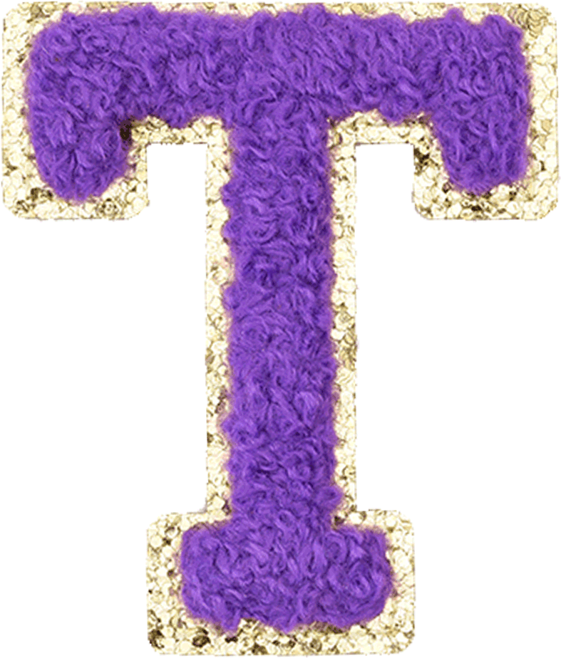 Purple Letter - The Happy Tribe