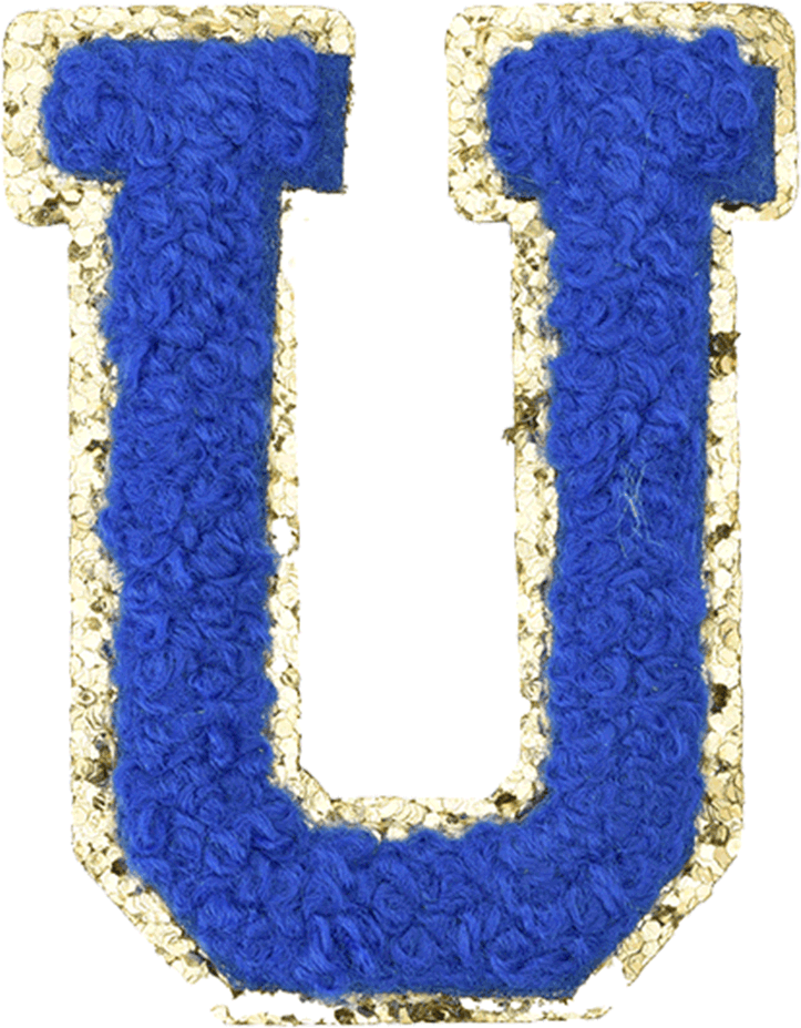 Royal Blue Letter - The Happy Tribe