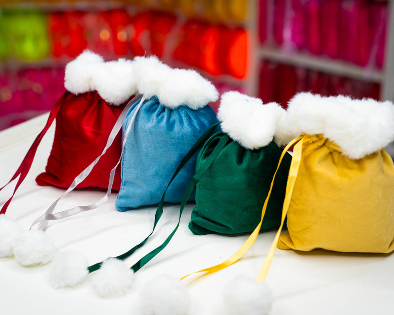 Christmas Mini Pom Pom Pouch
