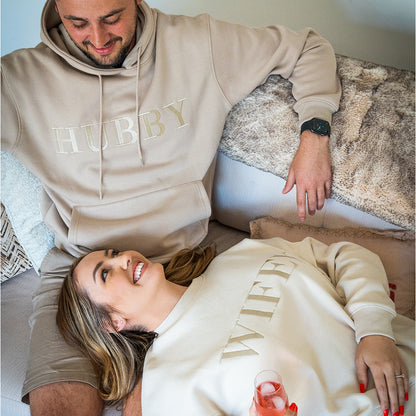 “Hubby” Hoodie – Groom Hoodie for Wedding Weekend & Honeymoon Vibes - The Happy Tribe