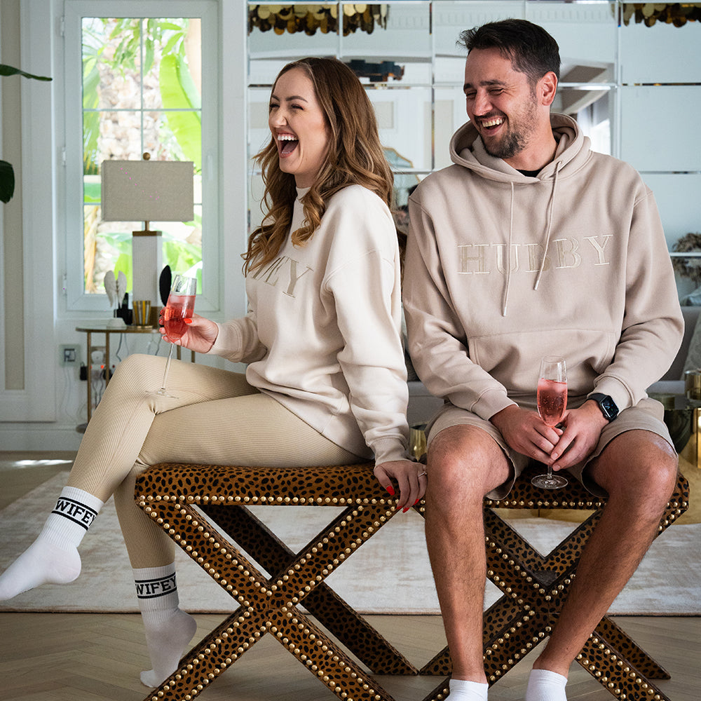 “Hubby” Hoodie – Groom Hoodie for Wedding Weekend & Honeymoon Vibes - The Happy Tribe