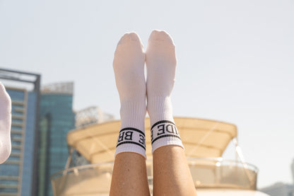 Bride Socks,  Cozy White Socks - The Happy Tribe