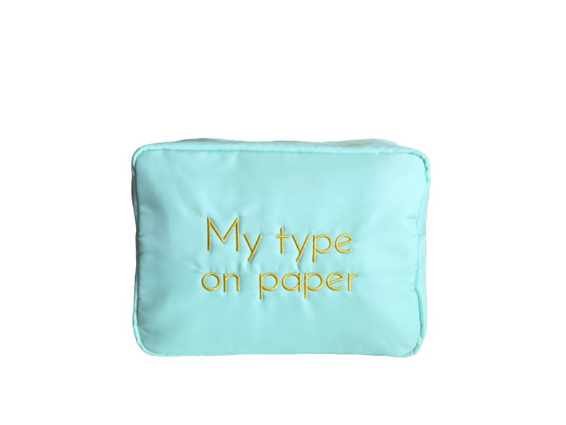 Mint Green Large Pouch - 