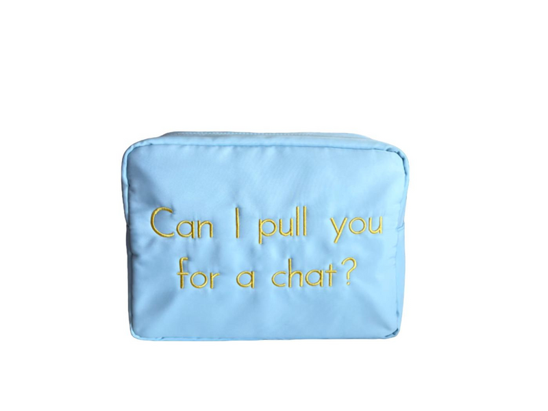 Baby Blue Large Pouch - 