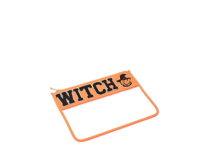 Neon Orange Travel Pouch - WITCH