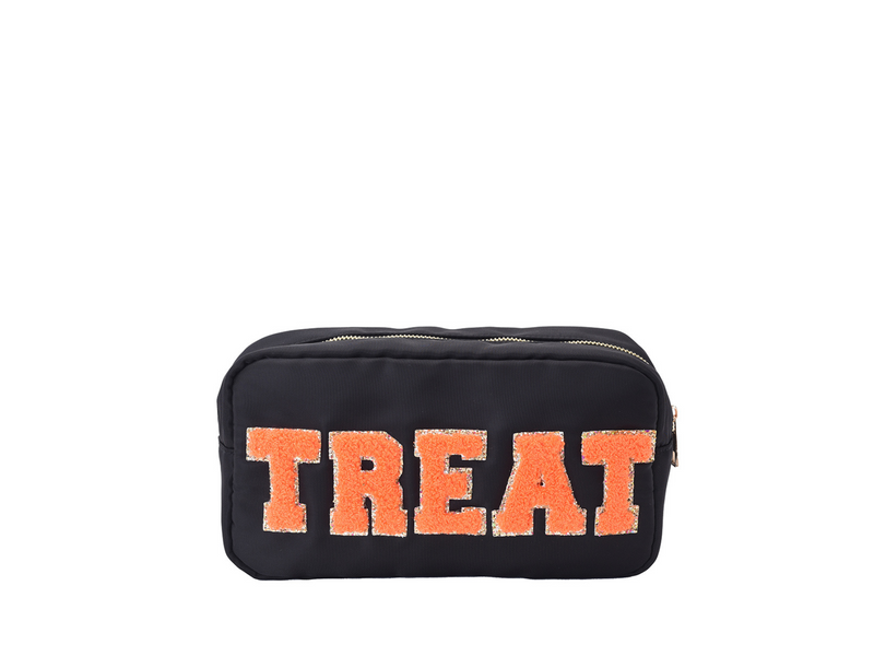 Black Medium Pouch - TREAT