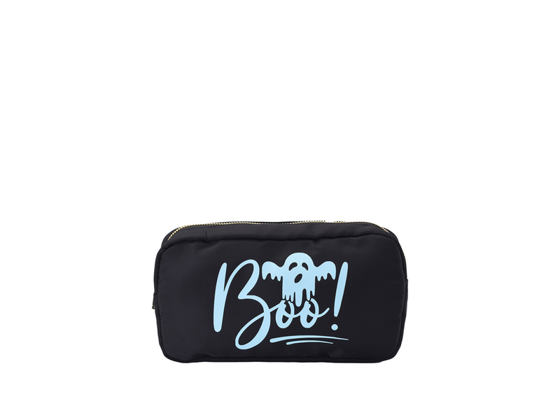 Black Small Pouch - BOO (Glow in the dark)