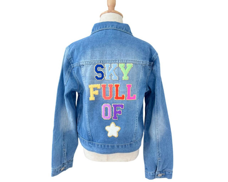 Kids Personalised Denim Jacket