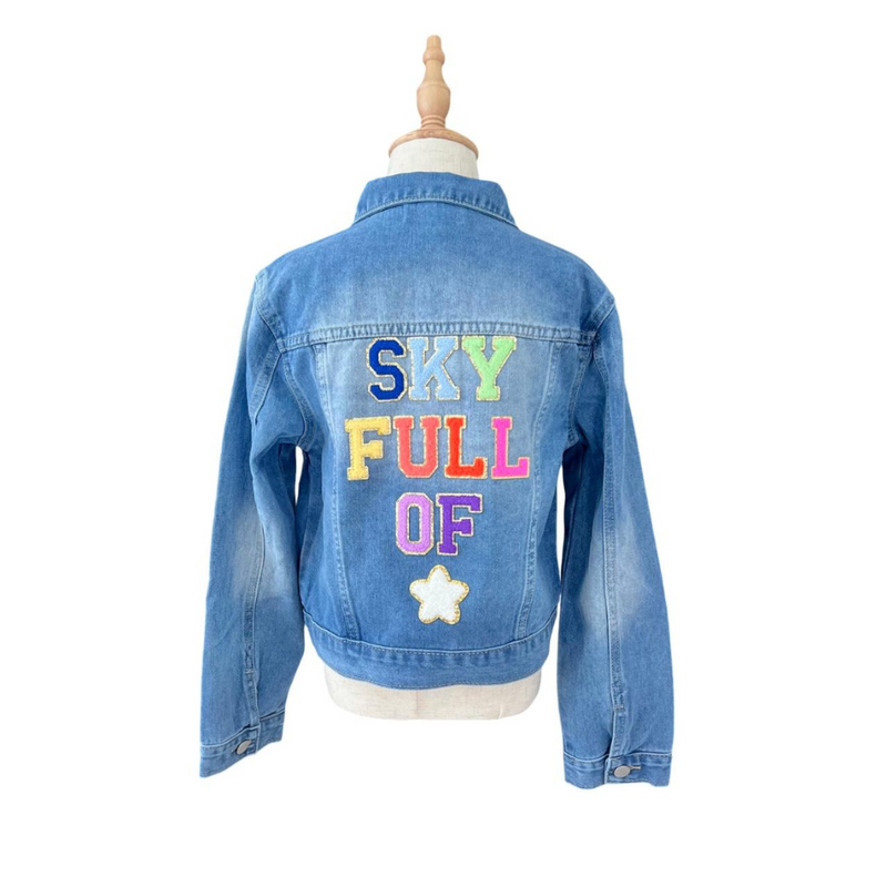 Kids Personalised Denim Jacket