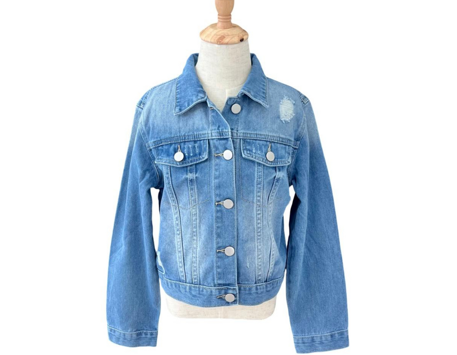 Kids Personalised Denim Jacket