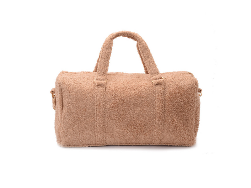 Beige Teddy Personalised Gym Bag