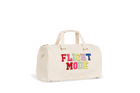 Cream Gym Bag - “Flight Mode”