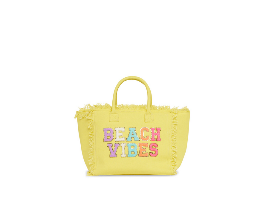 Yellow St Bart’s Tote - “Beach Vibes”