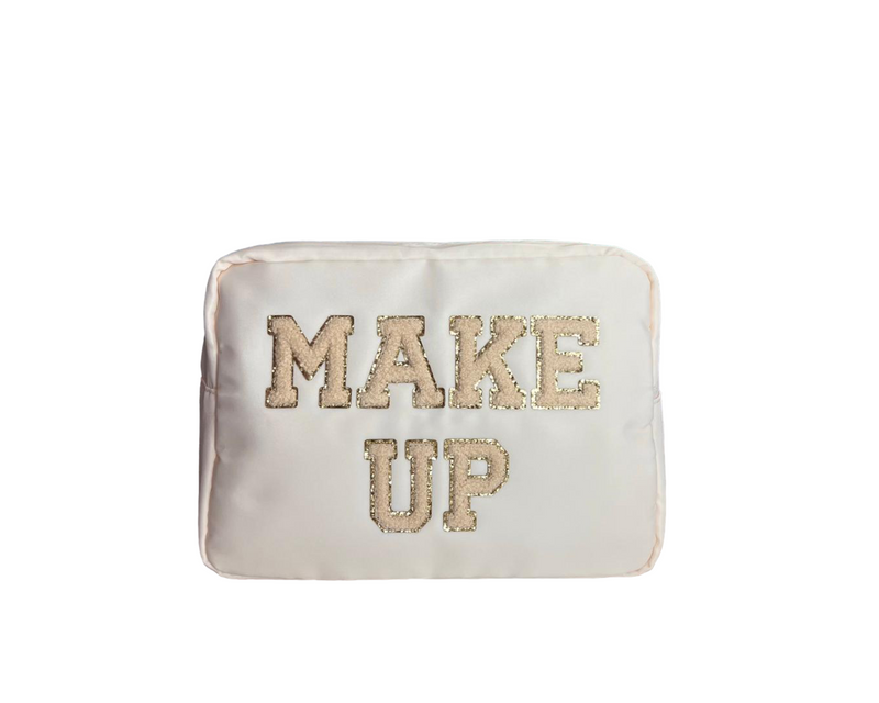 Cream Large Pouch - 