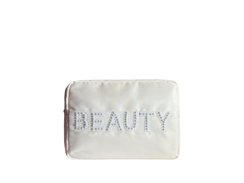 Cream Large Pouch - 