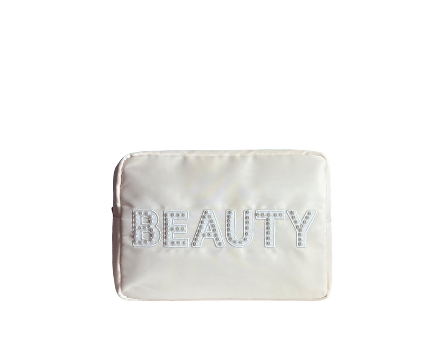 Cream Large Pouch - 