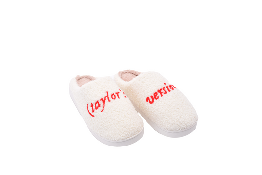 Swiftie Era “Taylor Version” Slippers – Personalised - The Happy Tribe