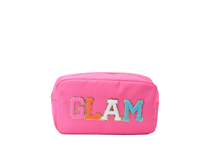 Medium Candy Pink Pouch “Glam