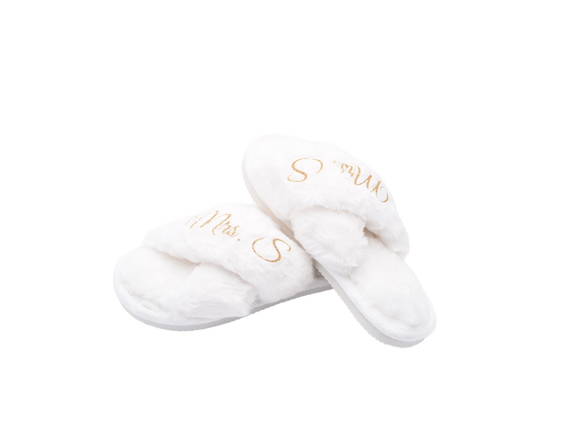 Personalised Bridal Slippers