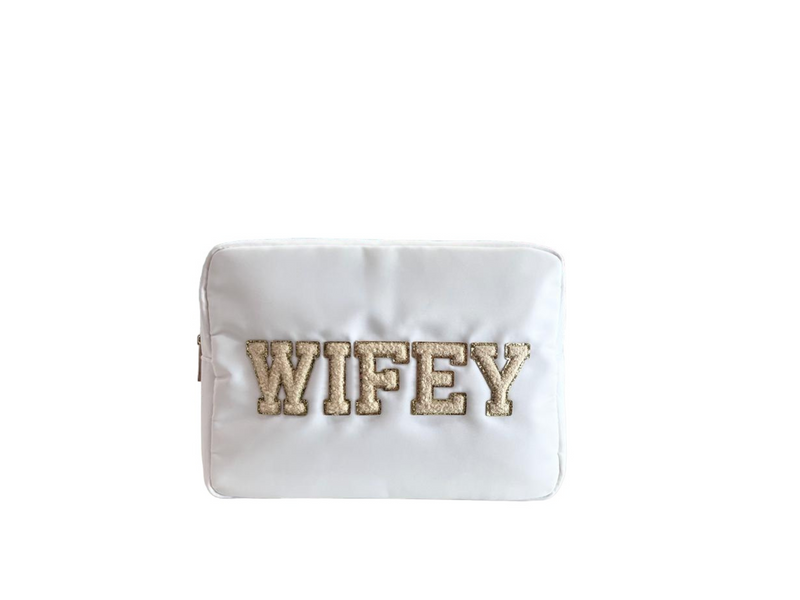 Large White Pouch - 