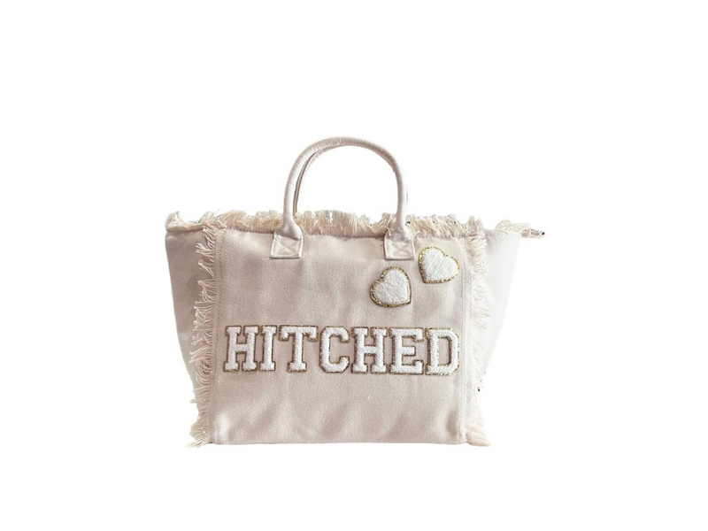 Cream St Bart’s Tote - “Hitched”