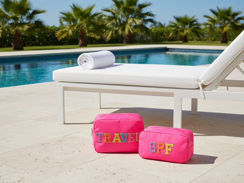 Neon Pink “Travel & SPF” Bundle, Large & Medium Bundle