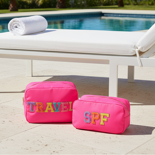 Neon Pink Travel & SPF Bundle