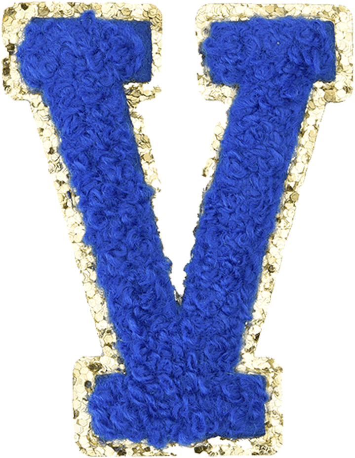 Royal Blue Letter - The Happy Tribe