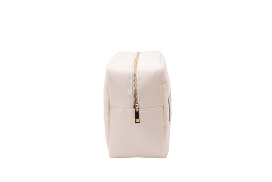 Cream Large Pouch - "Vacay" - The Happy Tribe